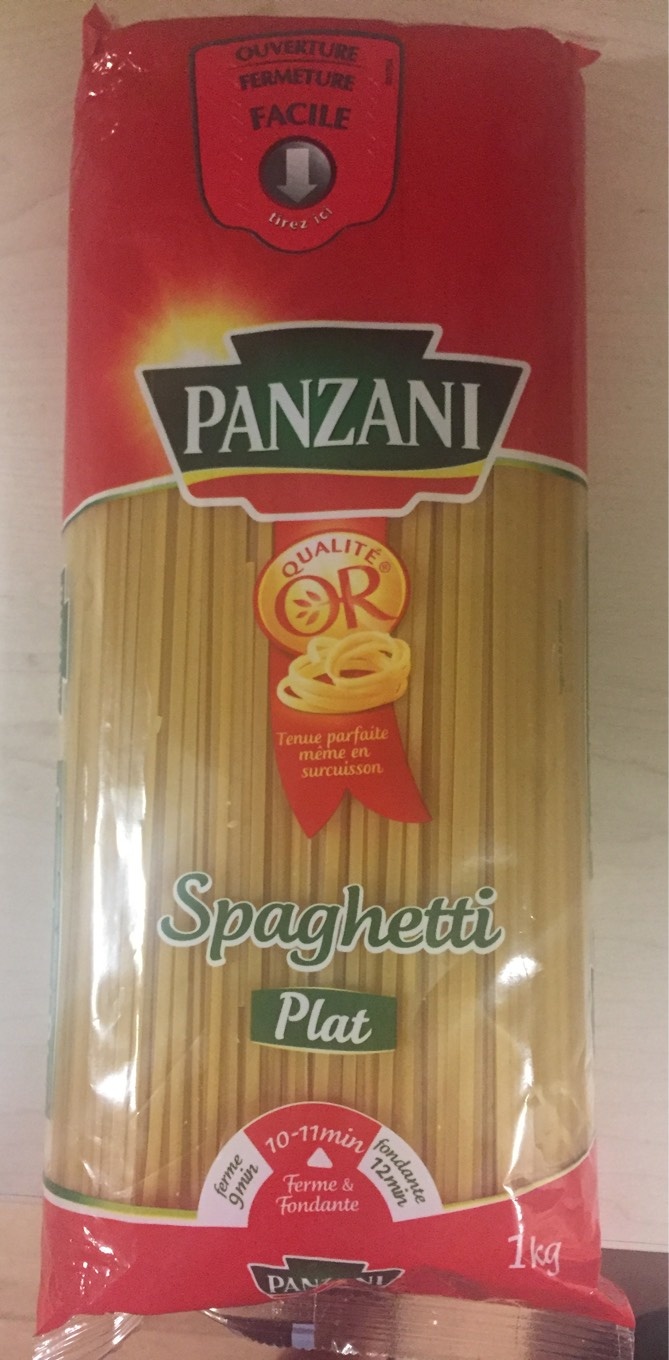 Panzani spaghetti plat 1kg