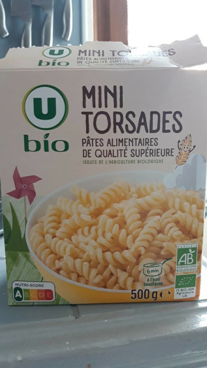 Mini torsades, étui carton de 500g
