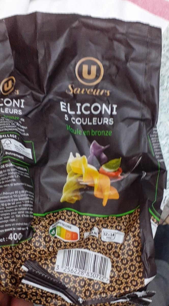 Pâtes Eliconi 5 sachet 400g