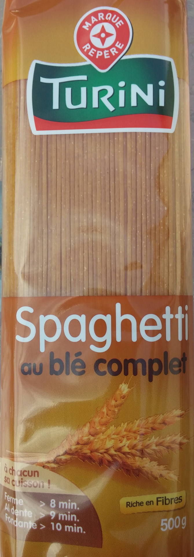 Spaghetti au blé complet