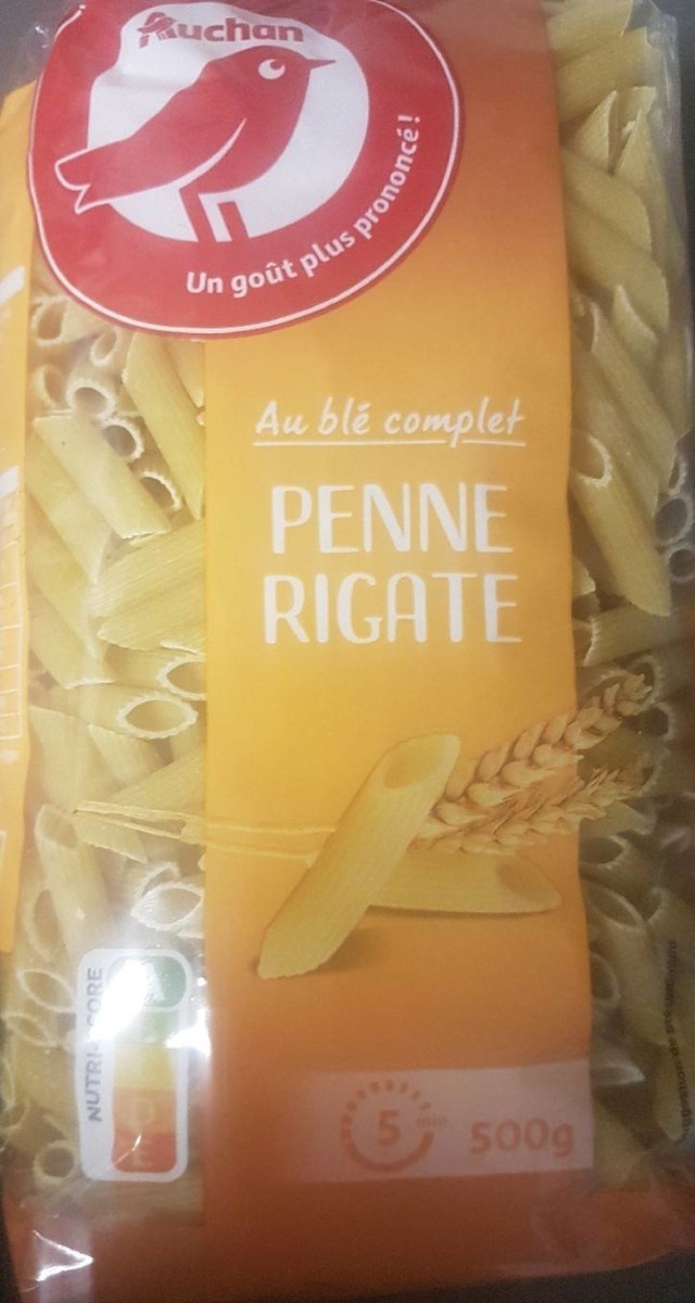 Pâtes au blé complet : spaghetti, coquillettes, penne, torti.