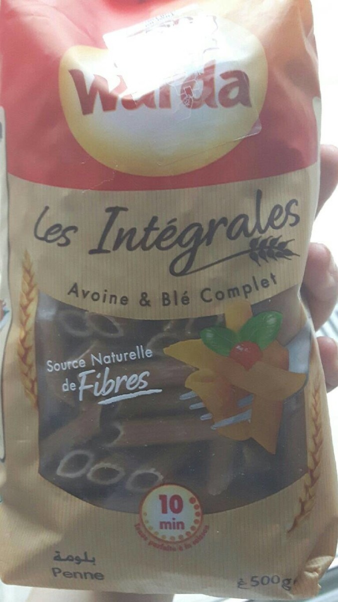 Les Integrales penne avoine et blé complet